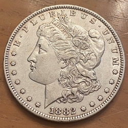 1882-O Morgan Silver Dollar