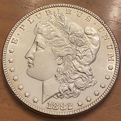 1882 Morgan Silver Dollar