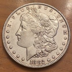 1882-O Morgan Silver Dollar