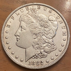 1882-O Morgan Silver Dollar