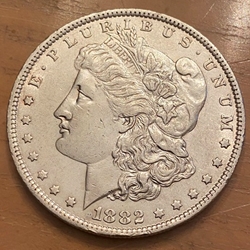 1882-O Morgan Silver Dollar