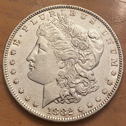 1882-O Morgan Silver Dollar