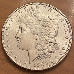 1884 Morgan Silver Dollar