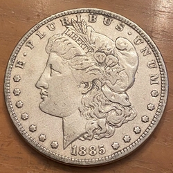 1885 Morgan Silver Dollar