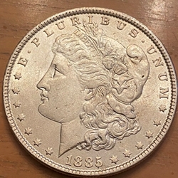 1885 Morgan Silver Dollar