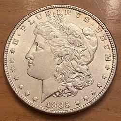 1885 Morgan Silver Dollar