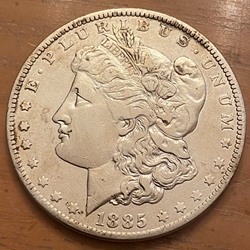 1885-0 Morgan Silver Dollar