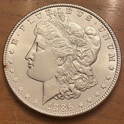 1886 Morgan Silver Dollar