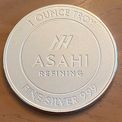 ASAHI One Troy Ounces .999 Fine Silver