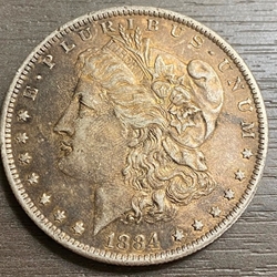 1884-O Morgan Silver Dollar