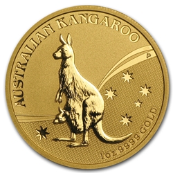 2009 Australia 1 oz Gold Kangaroo, 2 Each