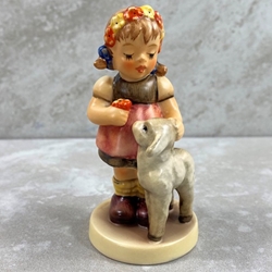 M.I. Hummel 2218 Springtime Friends, Lamb, Tmk 8