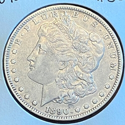 1890-O Morgan Silver Dollar