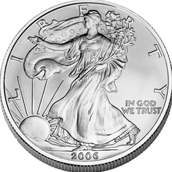 2006-W American Eagle One Ounce Silver Uncirculated Coin