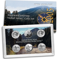 2005 6-Coin Westward Journey Nickel Set