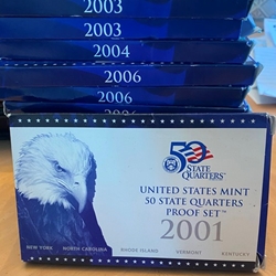 2001 U.S. Proof Set, 50 State Quarters