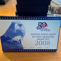 2008 U.S. Proof Set, 50 State Quarters