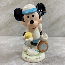 Disney Figurines, 17 218 11 Mickey Mouse Tennis Player, 1986, Tmk 6