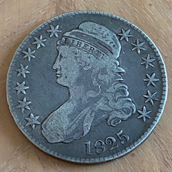 1825 Capped Bust Half Dollar