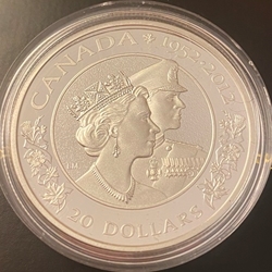 2012 Canada 20 Dollars - Elizabeth II Diamond Jubilee