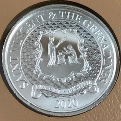 2020 Saint Vincent and the Grenadines, 2 Dollars - Elizabeth II Pax et Justitia