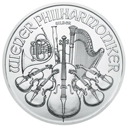 2020 Austria, € 1.50 Euro Vienna Philharmonic 1 oz .999 Silver Coin