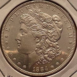 1884 Morgan Silver Dollar