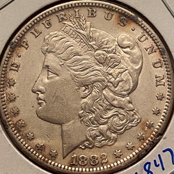 1882-S Morgan Silver Dollar