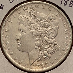 1883-0 Morgan Silver Dollar