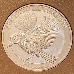 2018 Australia,  1 Dollars - Elizabeth II 4th Portrait - Australian Kookaburra