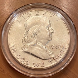 1962-D Franklin Half Dollar