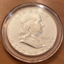 1961 Franklin Half Dollar