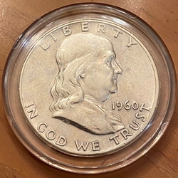 1960 Franklin Half Dollar