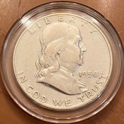 1950-D Franklin Half Dollar