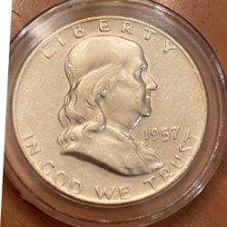 1957-D Franklin Half Dollar