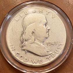 1949-D Franklin Half Dollar