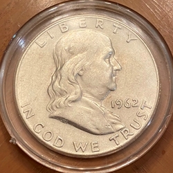 1962 Franklin Half Dollar