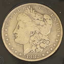 1882-O Morgan Silver Dollar