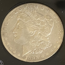 1895-O Morgan Silver Dollar