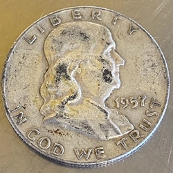 1957-D Franklin Half Dollar