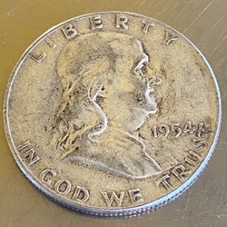 1954 Franklin Half Dollar