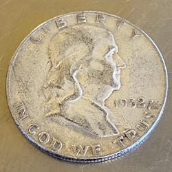 1952-D Franklin Half Dollar