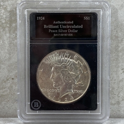 1924 Peace Silver Dollars Certified / Slabbed BU-005