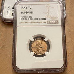 1942 Lincoln Cents MS66-004