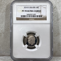 2010-S Roosevelt Dime, Silver, PF 70 Ultra Cameo