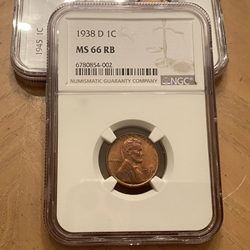 1938-D Lincoln Cents MS66-002