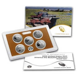 2016 America the Beautiful Quarters Proof Set