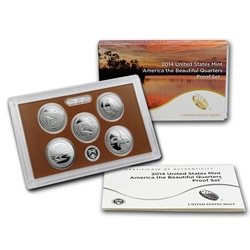 2014 America the Beautiful Quarters Proof Set