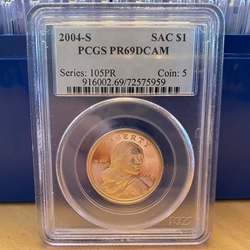 2004-S Sacagawea Dollar, Proof PF69DCAM