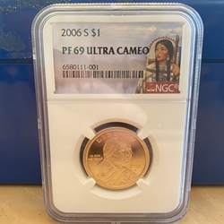 2006-S Sacagawea Dollar, Proof PF69 Ultra Cameo